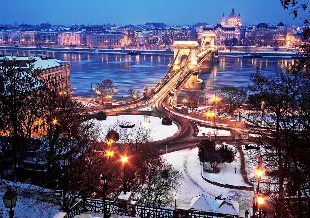 Budapest in winter