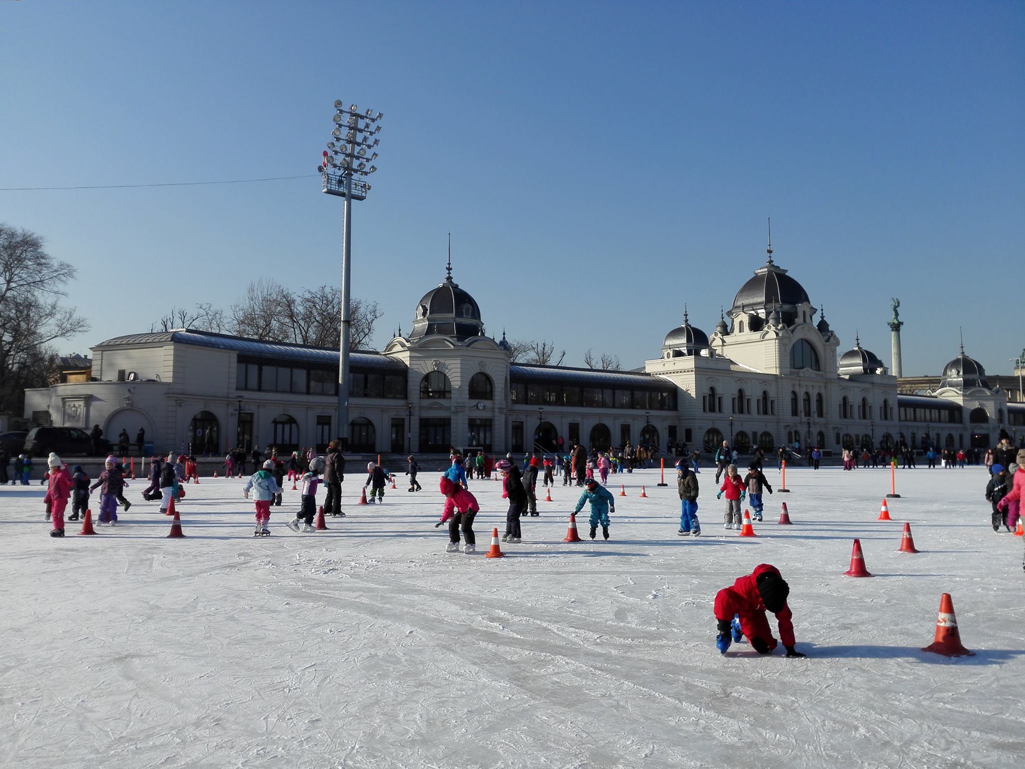 Ice skating at Városliget