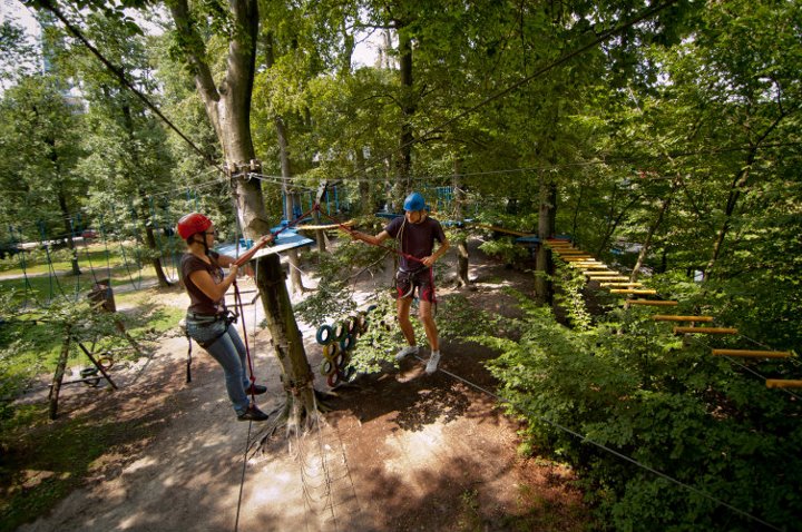 Bratislava Forest Park: Lanoland Koliba