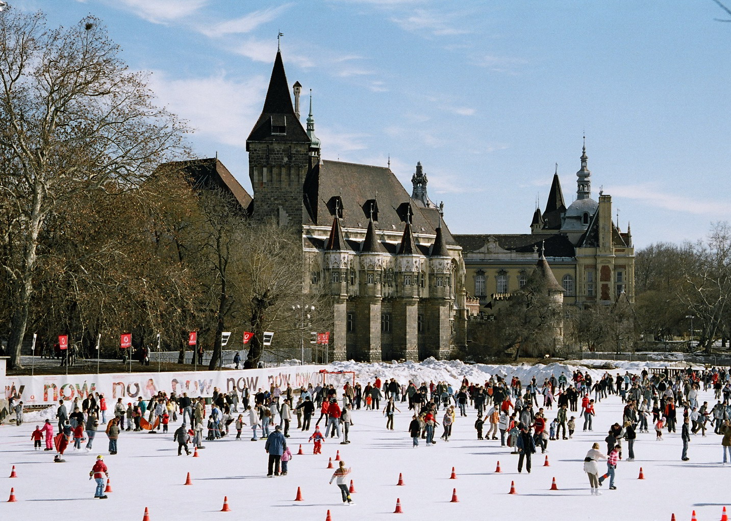 Skating Rink by Vajdahunyad Castle