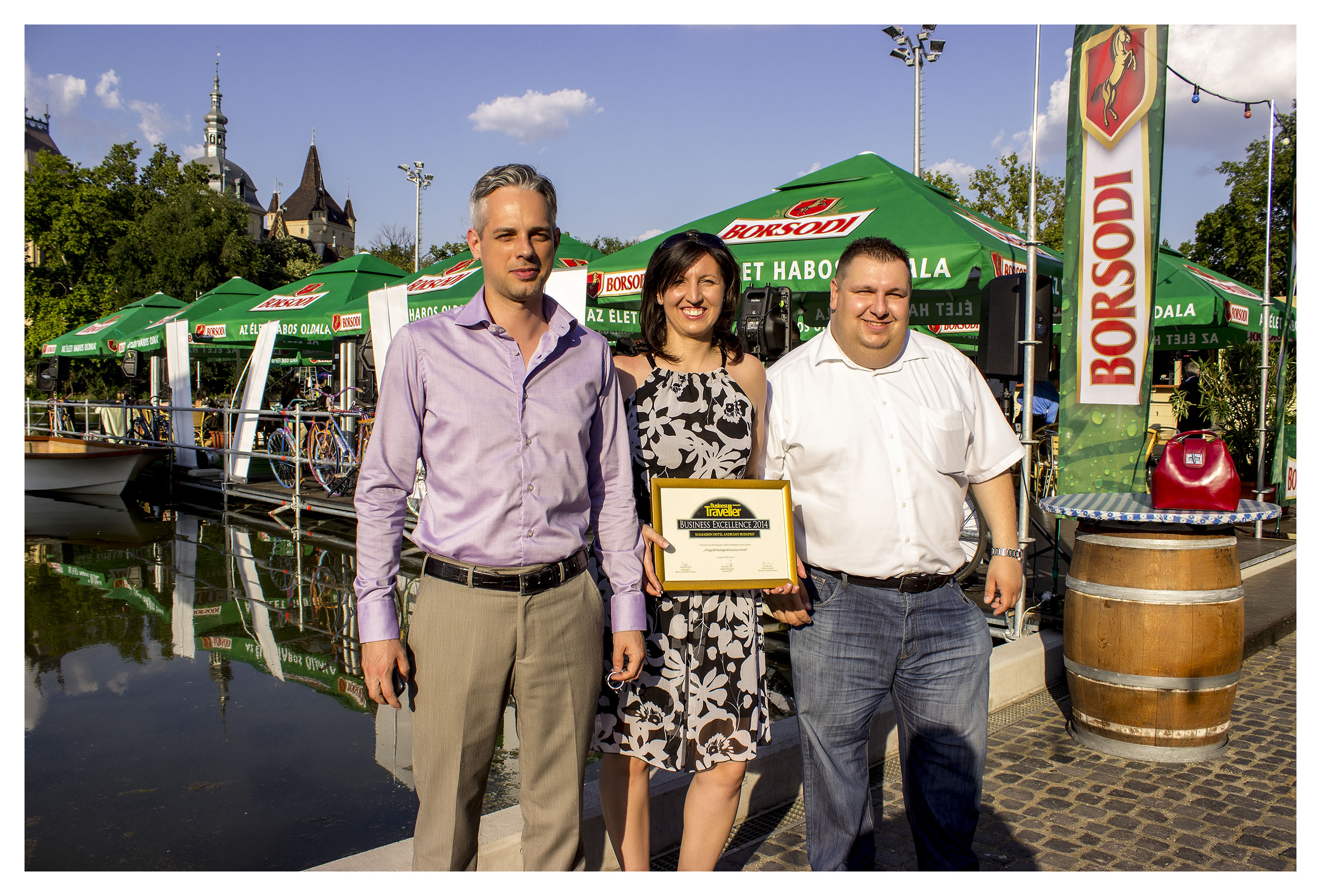 Andrássy staff with award