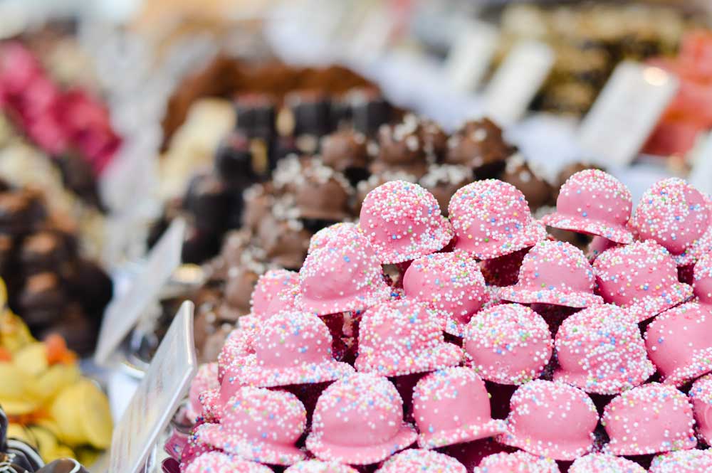 Marzipan stall on Christmas