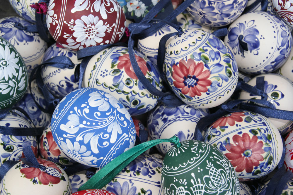 Hand painted Easter eggs from Budapest